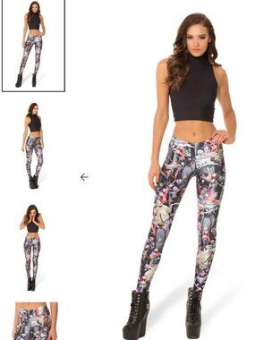 Blackmilk NBC Nightmare Before Christmas Leggings XL